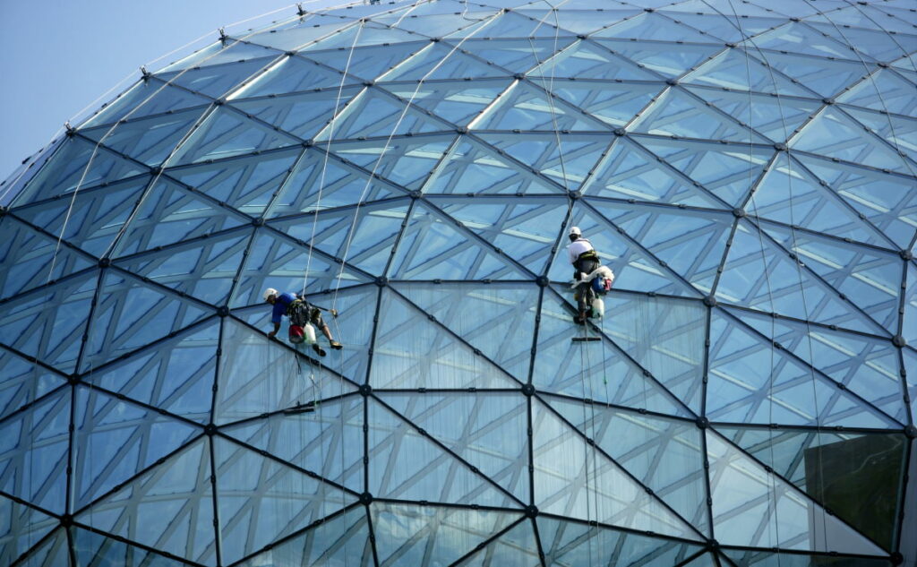 Commercial Abseil Window Cleaning